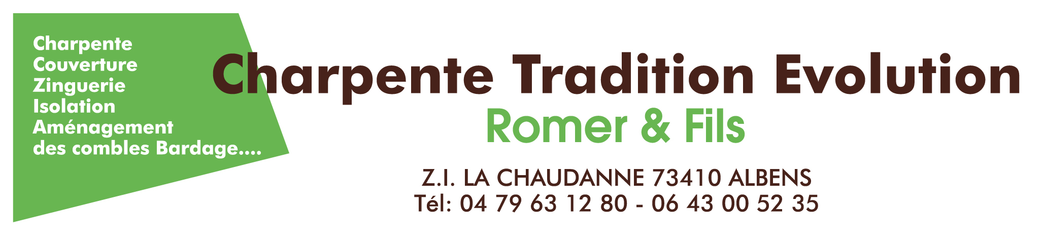 Logo Charpente tradition évolution